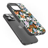 iPhone 16 Pro Max Springtime Meadow: Solid Black Impact Phone Case