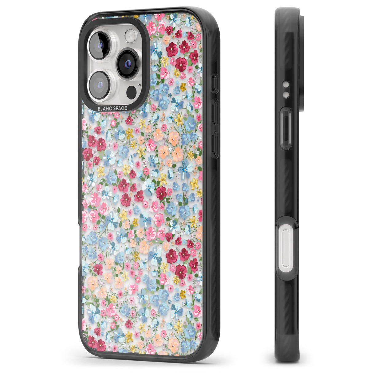 iPhone 16 Pro Max Venetian Meadow Black Impact Phone Case