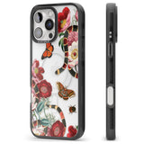 iPhone 16 Pro Max Botanical Snake Black Impact Phone Case