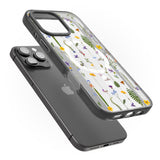 iPhone 16 Pro Max Wildflower Chain Black Impact Phone Case