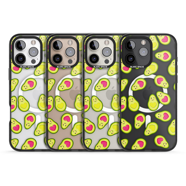 iPhone 16 Pro Max Avocado Love Black Impact Phone Case