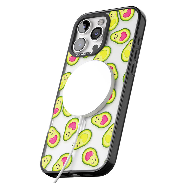 iPhone 16 Pro Max Avocado Love Black Impact Phone Case