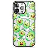 iPhone 16 Pro Max Shocked Avocados Black Impact Phone Case