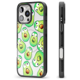 iPhone 16 Pro Max Shocked Avocados Black Impact Phone Case