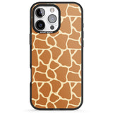 iPhone 16 Pro Max Giraffe Pattern Black Impact Phone Case