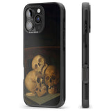 Still Life of Three Skulls Black Impact Magsafe Phone Case for iPhone 16 Pro, iPhone 16 Pro Max