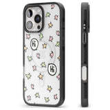 iPhone 16 Pro Max Heartstopper Leaves Pattern Black Impact Phone Case