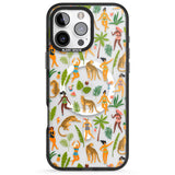 iPhone 16 Pro Max Tropical Summer Black Impact Phone Case