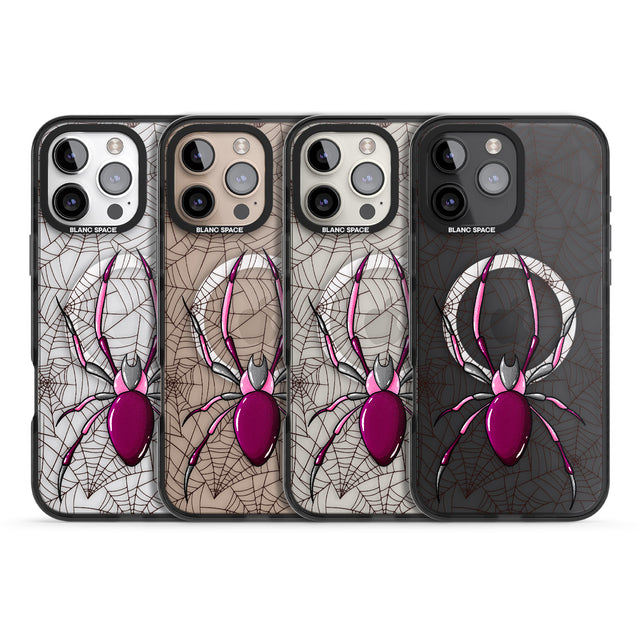 iPhone 16 Pro Max Arachnophobia Black Impact Phone Case