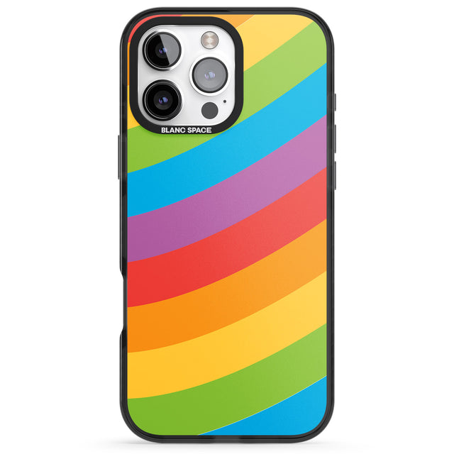 iPhone 16 Pro Max Lucky Rainbow Black Impact Phone Case