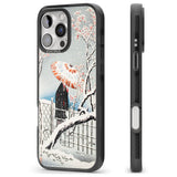 iPhone 16 Pro Max Plum Tree in Snow by Hiroaki Takahashi Black Impact Phone Case + Magsafe