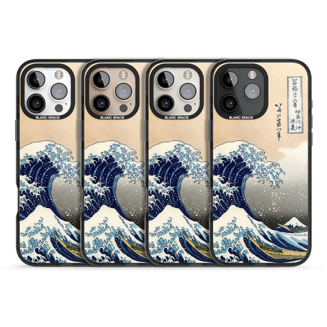 Great Wave Black Impact Magsafe Phone Case for iPhone 16 Pro, iPhone 16 Pro Max