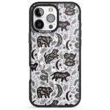 iPhone 16 Pro Max Leafy Bears Black Impact Phone Case