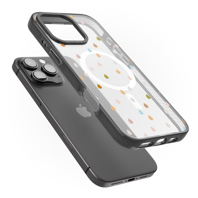 iPhone 16 Pro Max Raindrops Black Impact Phone Case