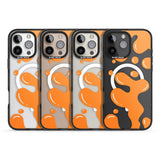 iPhone 16 Pro Max Orange Lava Lamp Black Impact Phone Case