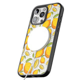 iPhone 16 Pro Max Lemon Pattern Black Impact Phone Case