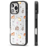 iPhone 16 Pro Max Cats with Toys - Clear Black Impact Phone Case