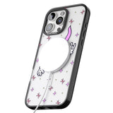 iPhone 16 Pro Max Rock n Roll Heart (Clear) Black Impact Phone Case