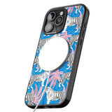 iPhone 16 Pro Max Bengal Blues Black Impact Phone Case