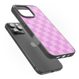 iPhone 16 Pro Max BUBBLEGUM CHECKERED Black Impact Phone Case + Magsafe