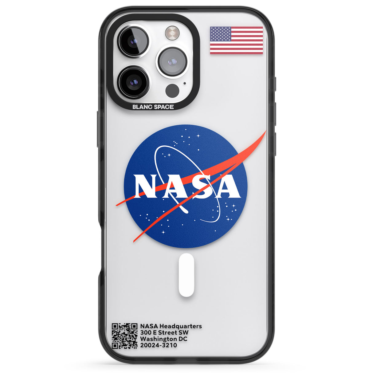 iPhone 16 Pro Max NASA Meatball Black Impact Phone Case