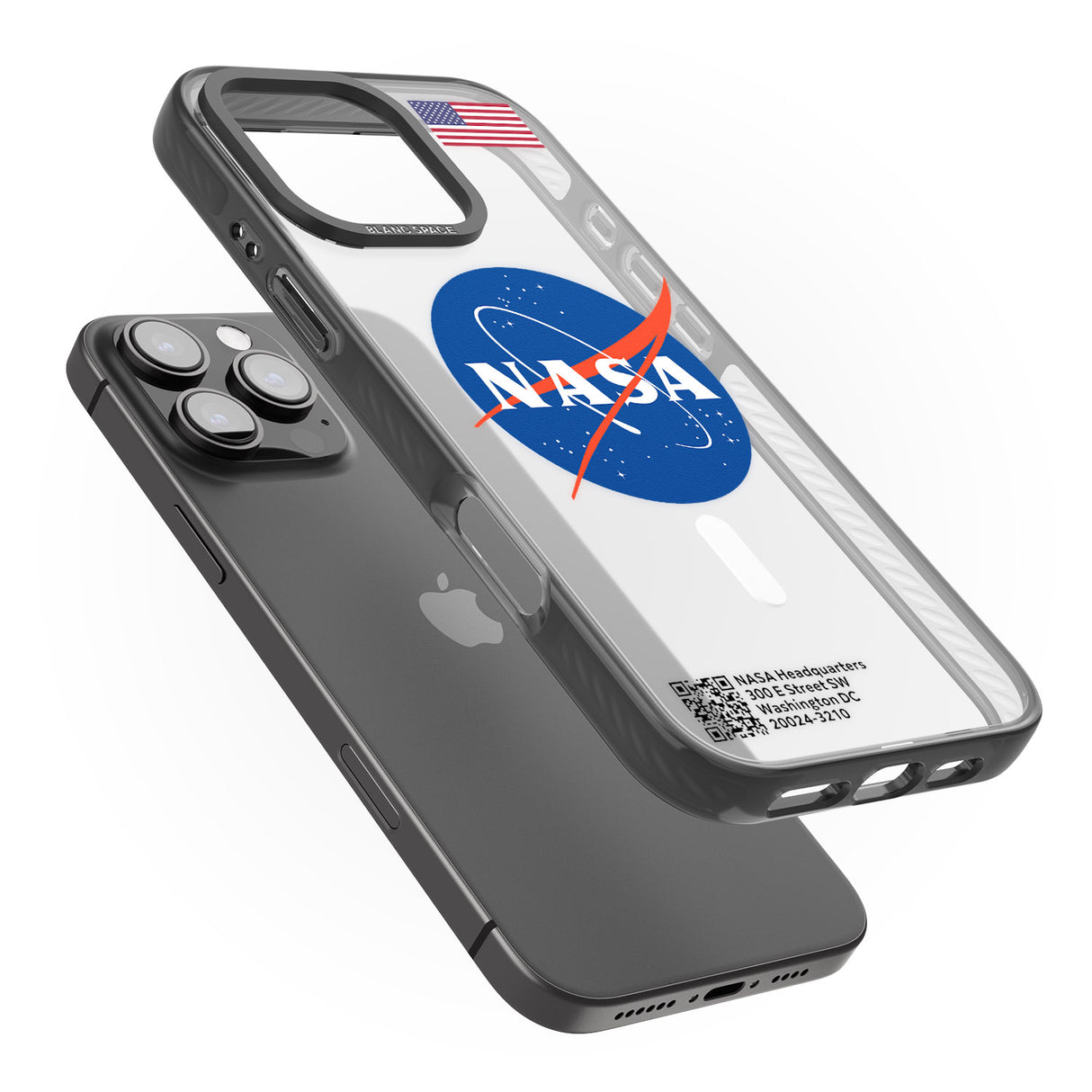 iPhone 16 Pro Max NASA Meatball Black Impact Phone Case