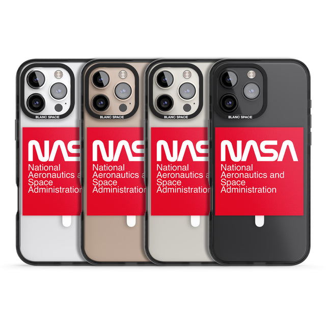 iPhone 16 Pro Max NASA The Worm Box Black Impact Phone Case