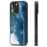 iPhone 16 Pro Max Plane in Cloudy Sky Photograph Black Impact Phone Case