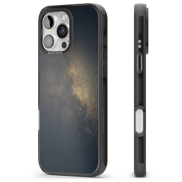 iPhone 16 Pro Max Night Sky Photograph Black Impact Phone Case