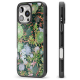 iPhone 16 Pro Max Colourful Succulents Photograph Black Impact Phone Case