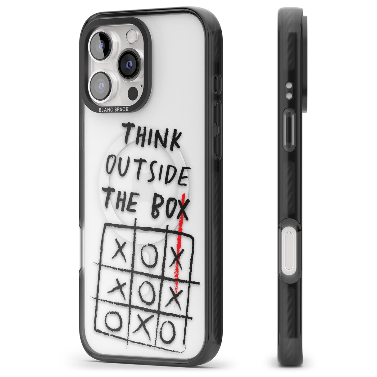 iPhone 16 Pro Max Think Outside the Box Black Impact Phone Case