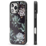 iPhone 16 Pro Max Mixed Succulents - Real Botanical Photographs Black Impact Phone Case