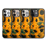 iPhone 16 Pro Max Sunflowers Black Impact Phone Case