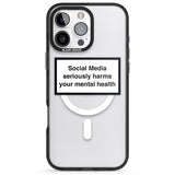 iPhone 16 Pro Max Social Media Quote Black Impact Phone Case