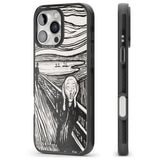 iPhone 16 Pro Max The Scream Black Impact Phone Case