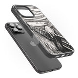 iPhone 16 Pro Max The Scream Black Impact Phone Case