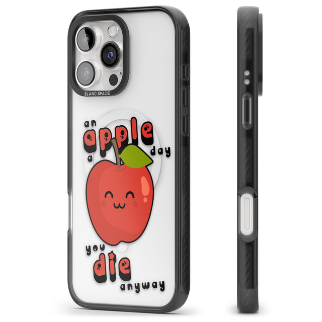 iPhone 16 An Apple a Day Clear Impact Phone Case