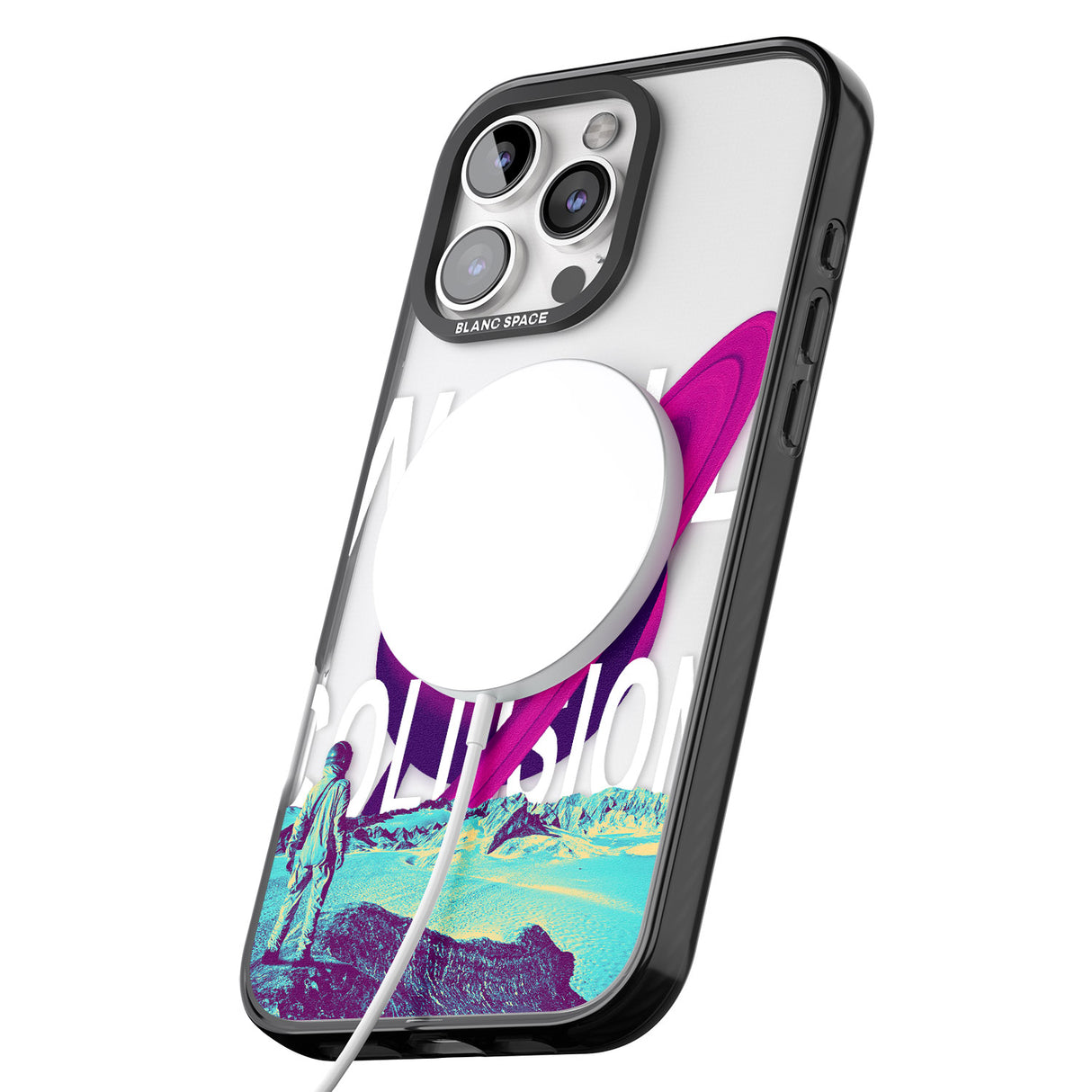 iPhone 16 World Collision Clear Impact Phone Case