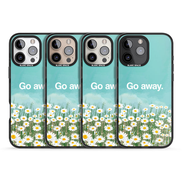 iPhone 16 Pro Max Go away Black Impact Phone Case