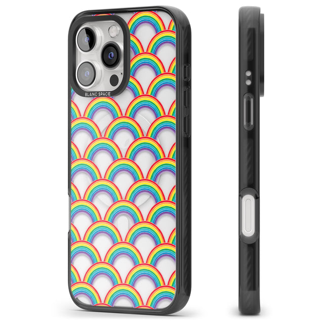 iPhone 16 Pro Max Somewhere over the rainbow Black Impact Phone Case