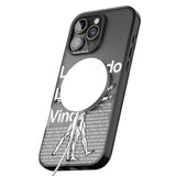 iPhone 16 Pro Max Vitruvian Man Black Impact Phone Case