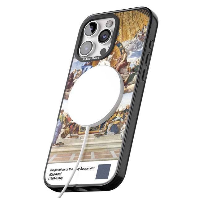 iPhone 16 Pro Max Disputation of the Holy Sacrament Black Impact Phone Case