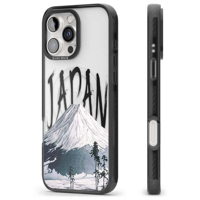 iPhone 16 Pro Max Mount Fuji Cutout Black Impact Phone Case