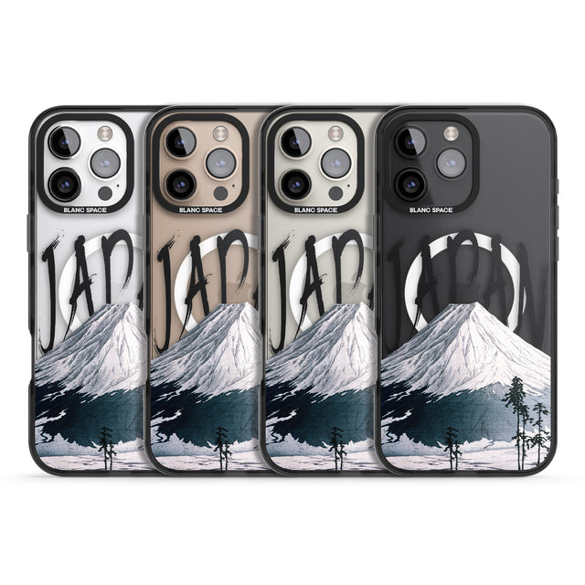 iPhone 16 Pro Max Mount Fuji Cutout Black Impact Phone Case