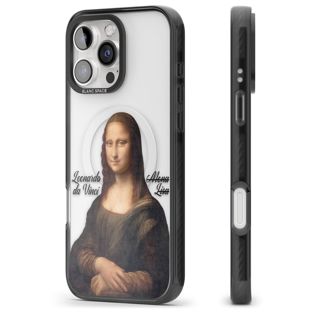 iPhone 16 Pro Max Mona Lisa Cutout Black Impact Phone Case