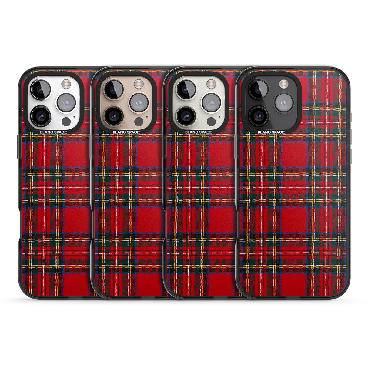 iPhone 16 Pro Max Royal Stewart Tartan Black Impact Phone Case