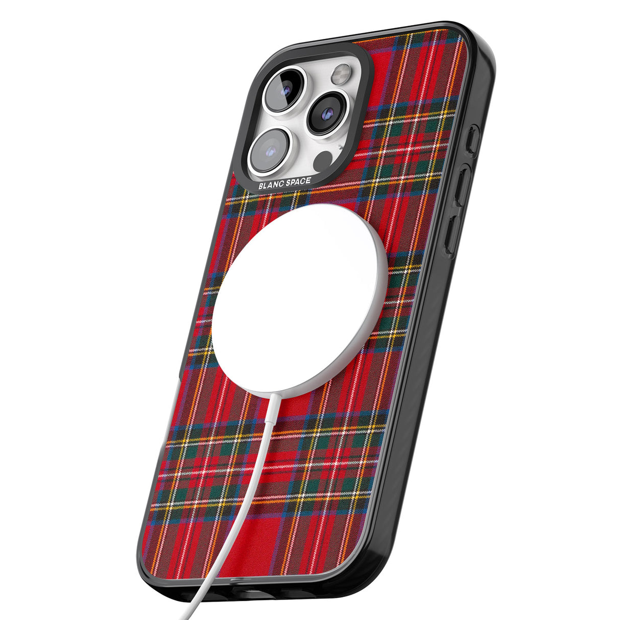 iPhone 16 Pro Max Royal Stewart Tartan Black Impact Phone Case