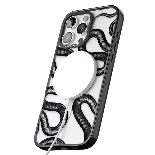 iPhone 16 Pro Max Black Kingsnake Black Impact Phone Case