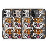 iPhone 16 Pro Max Fierce Jungle Tigers Black Impact Phone Case