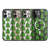 iPhone 16 Pro Max Christmas Tree Pattern (Clear) Black Impact Phone Case